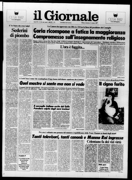 Il giornale : quotidiano del mattino